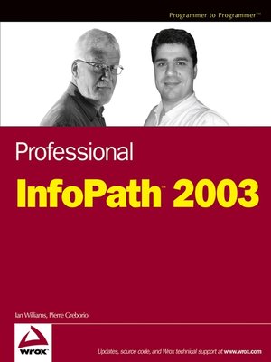 cover image of Professional InfoPath 2003